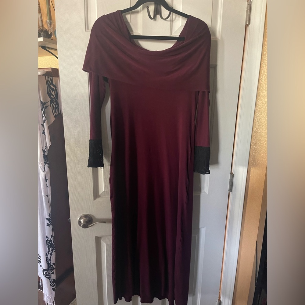 Long hooded dress